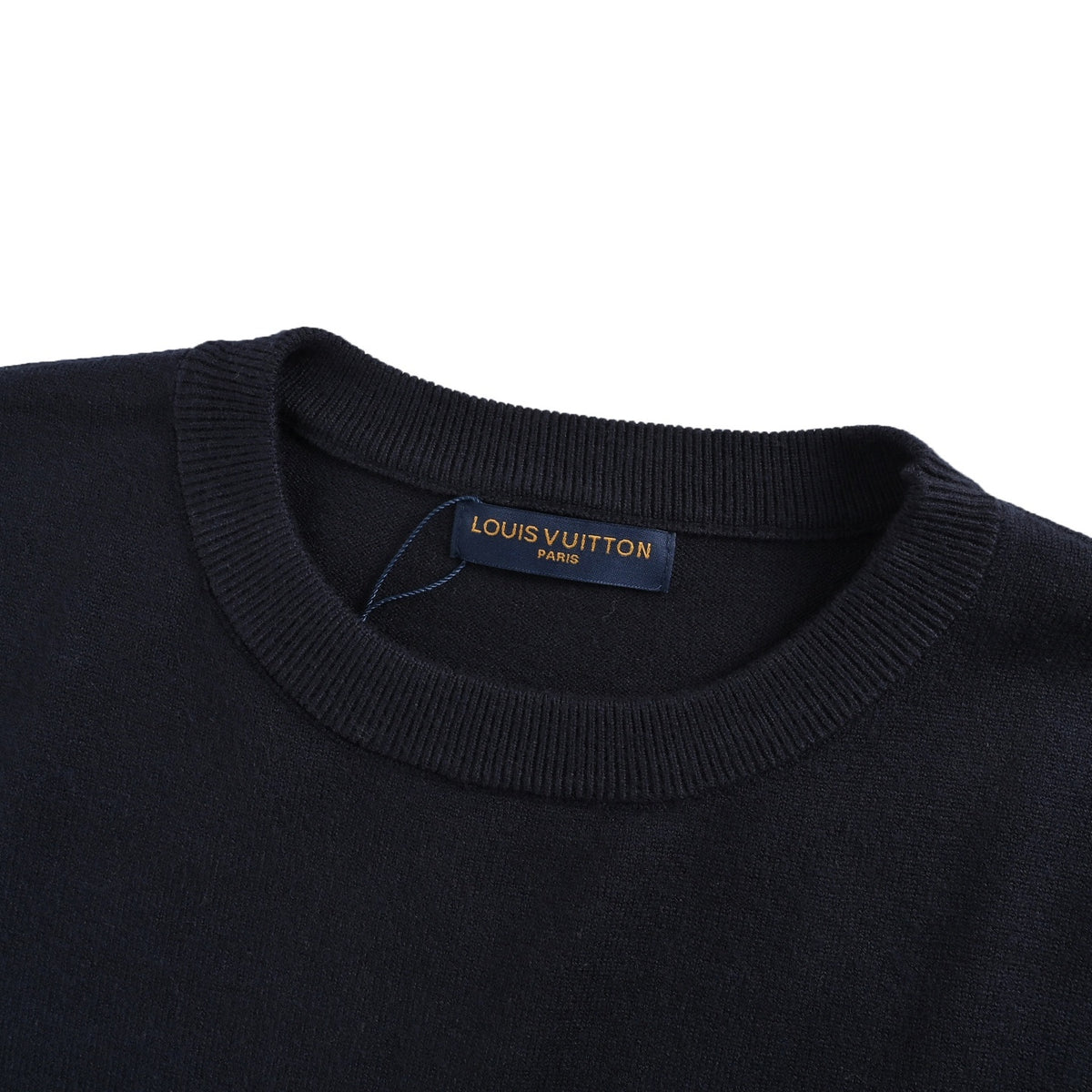 Louis Vuitton love jacquard knitted crew neck sweater