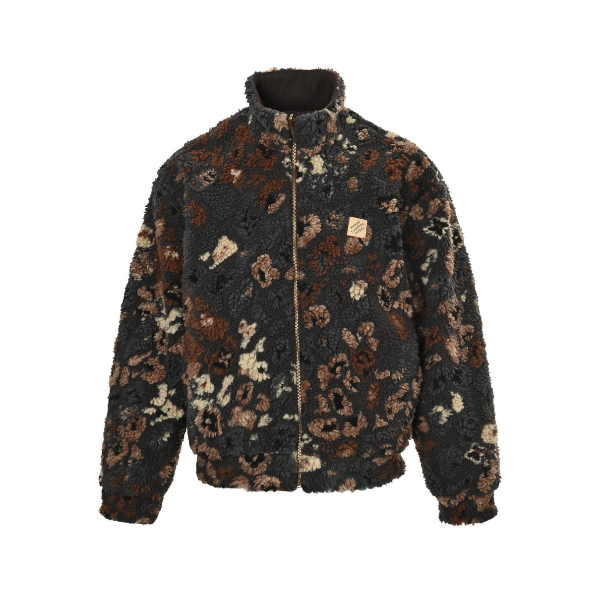 Louis Vuitton & Nigo floral reversible fleece and sherpa jacket