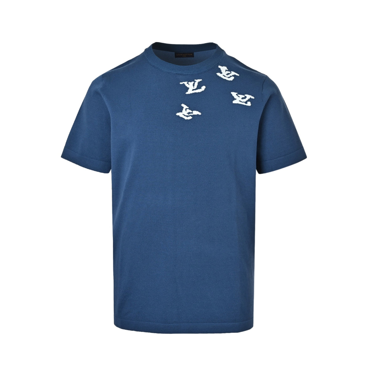 Louis Vuitton Cloud Jazz Trumpet Silhouette Jacquard Knit Short Sleeve