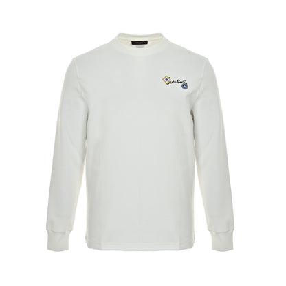 Louis Vuitton 25Fw floral embroidered long-sleeved T-shirt