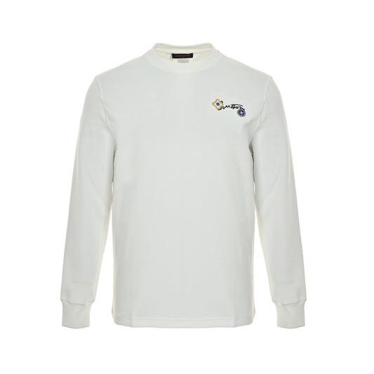 Louis Vuitton 25Fw floral embroidered long-sleeved T-shirt