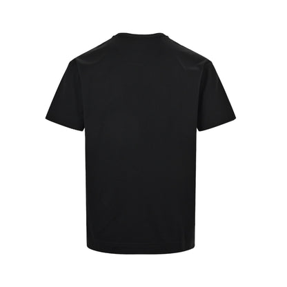 GIVENCHY 25ss fluorescent green letter embroidered short sleeves
