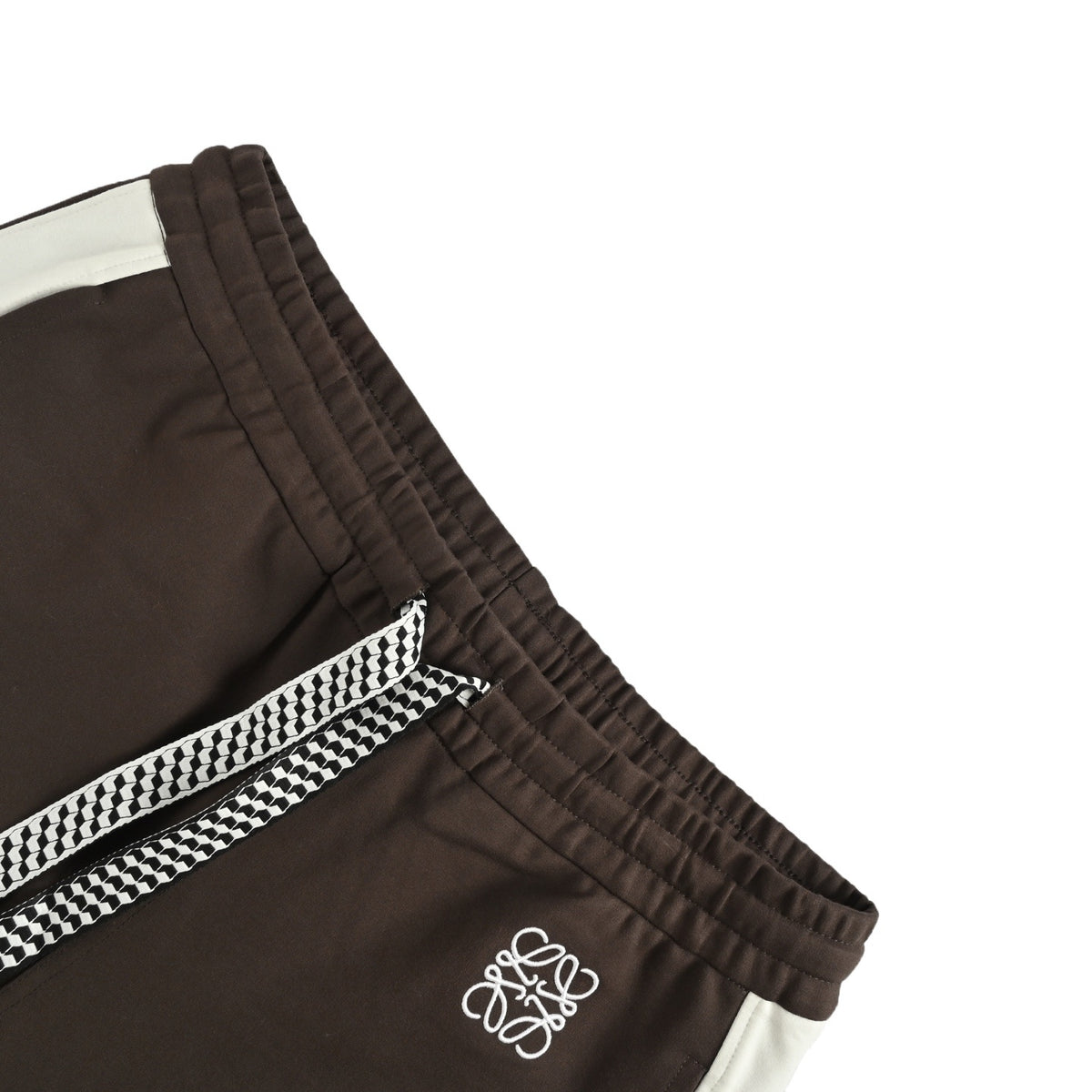 Loewe/Luo Yiwei color block webbing logo embroidered suit trousers