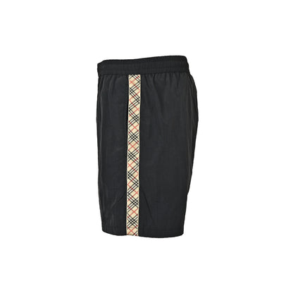 Burberry 26ss plaid web beach shorts
