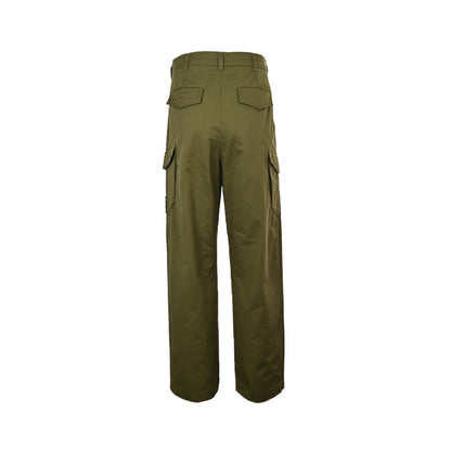 Louis Vuitton green patch pocket cargo trousers