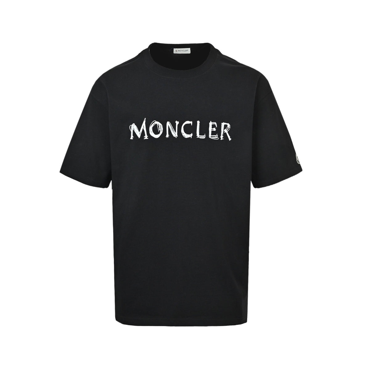Moncler/Mask 26ss graffiti letter short sleeves