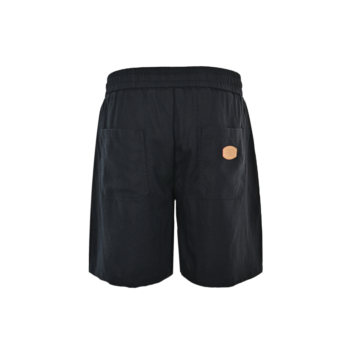 Louis Vuitton 26ss round badge cotton and linen shorts