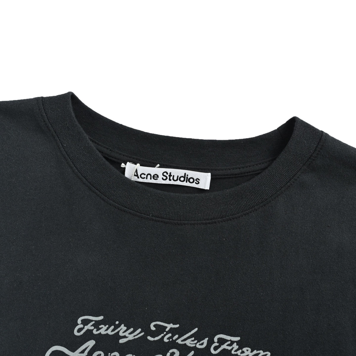 Acne Studios cursive lettering print short sleeves