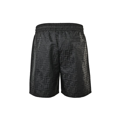 Fendi 26ss FF dark pattern jacquard shorts