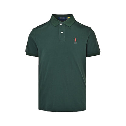RALPH LAUREN classic pony logo embroidered POLO short sleeves