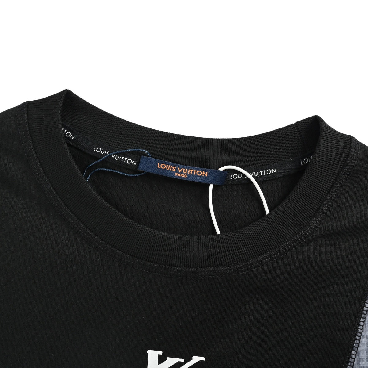 Louis Vuitton contrasting color splicing short sleeves