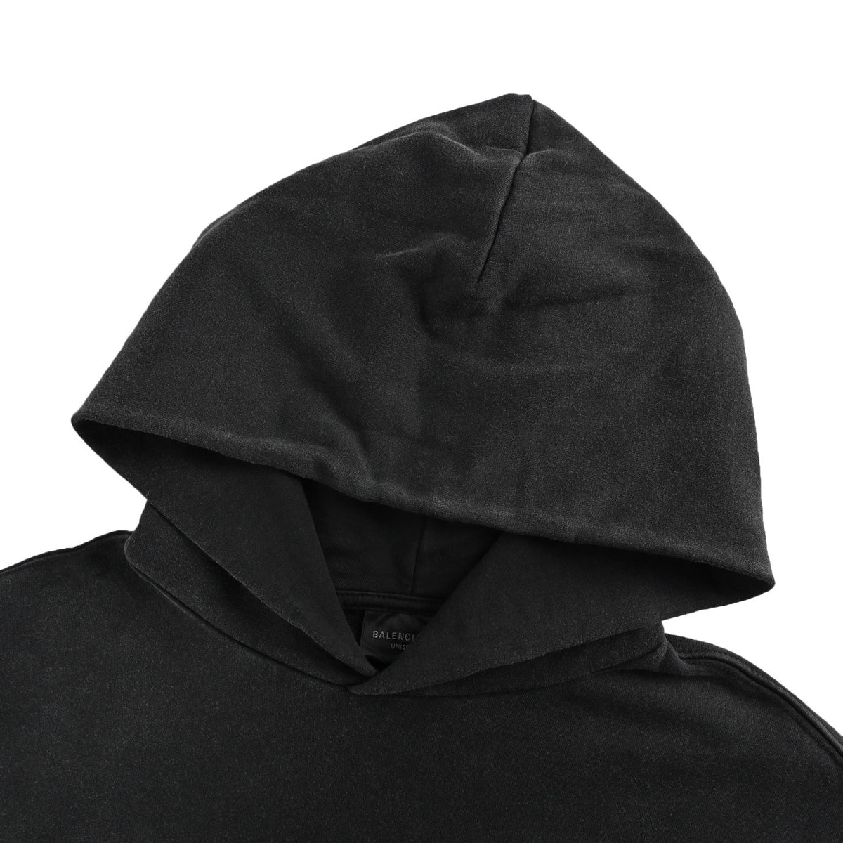 Balenciaga/Balanciaga 24Fw patch letter embroidered washed hooded sweatshirt
