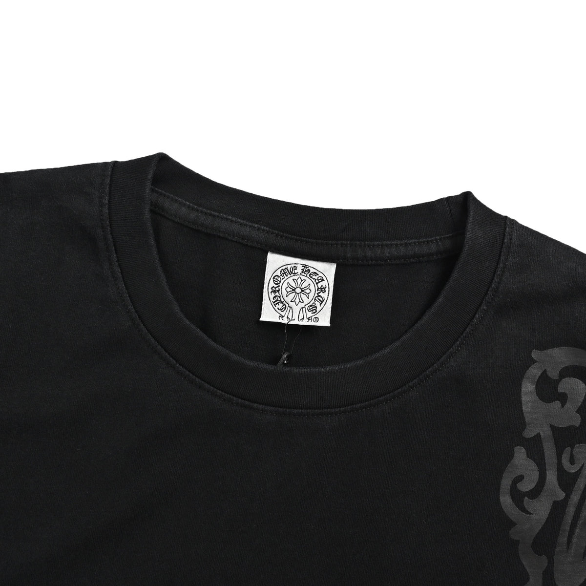 CHROME HEARTS/Chrome Heart Shadow Cross Pattern Print Short Sleeves