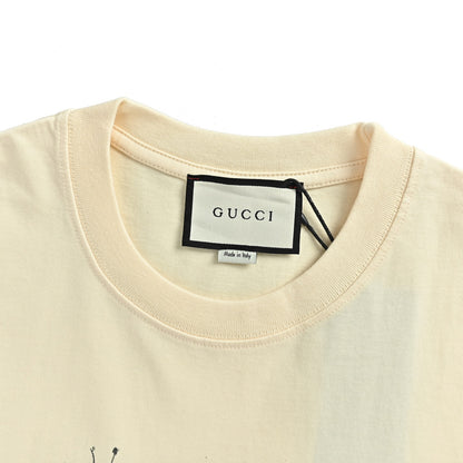 Gucci 26ss fun cartoon print short sleeves