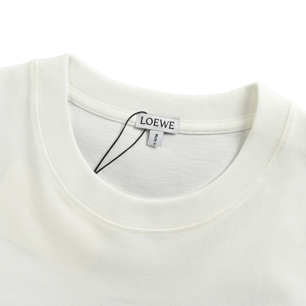 Loewe/Loewewe 25ss printed letter logo short sleeves