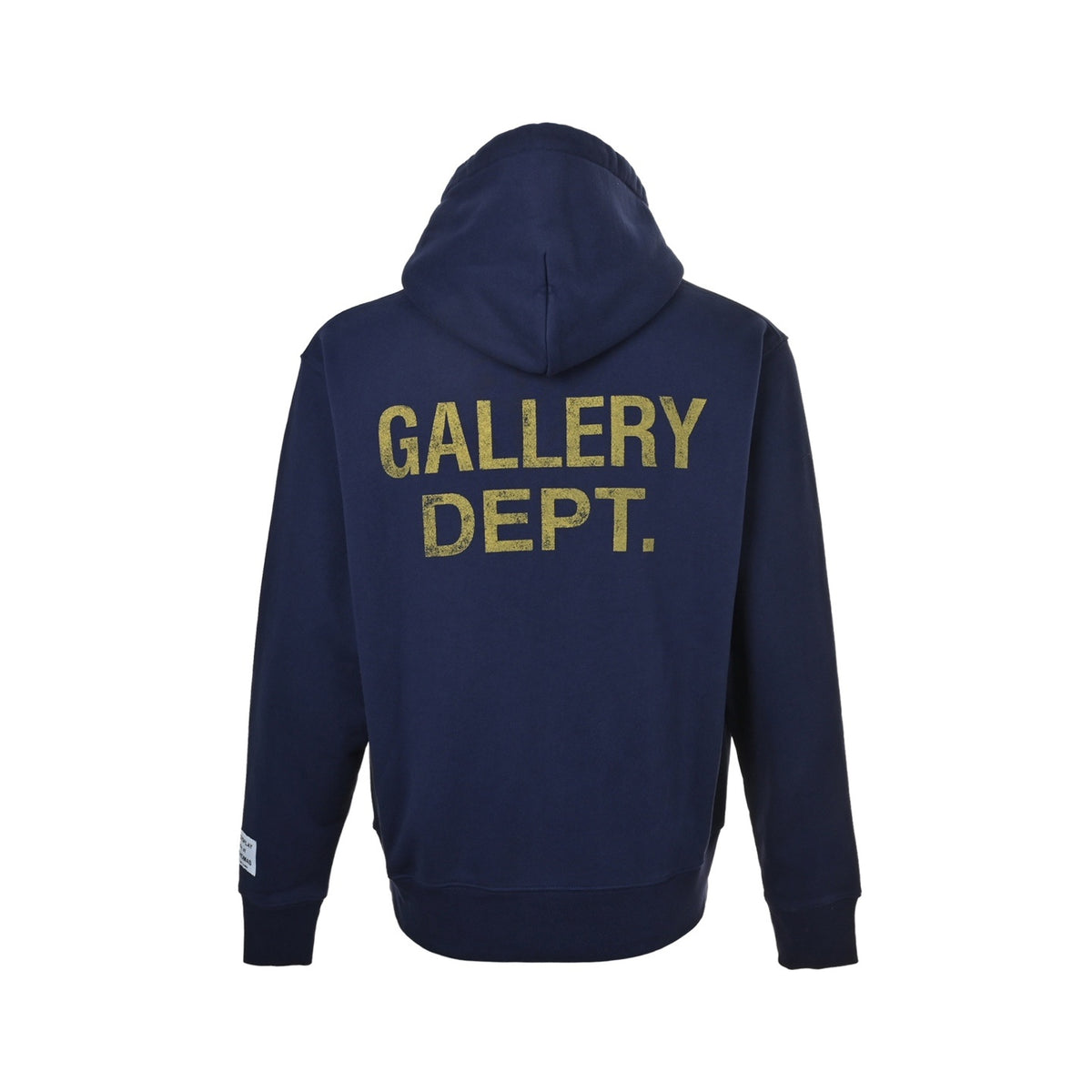 GALLERY DEPT blue and purple English letter graffiti painted hooded sweatshirt