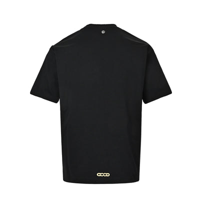 GOODBRAND 26ss colorful cosmic gemstone letter embroidered short sleeves