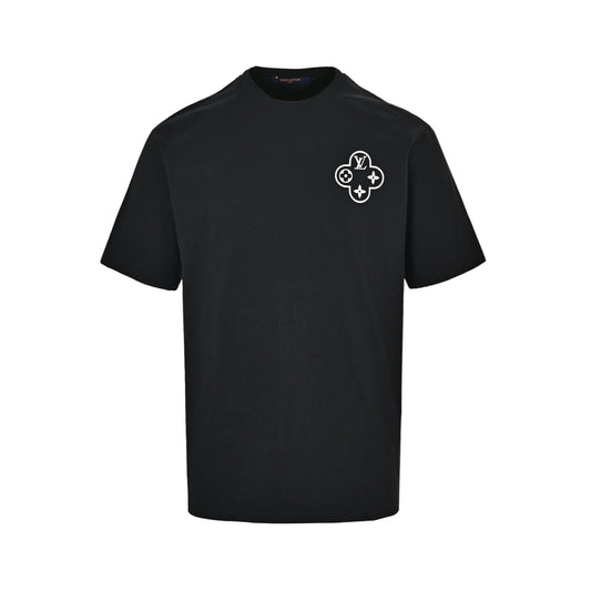 Louis Vuitton 26ss chain letter logo printed short sleeves