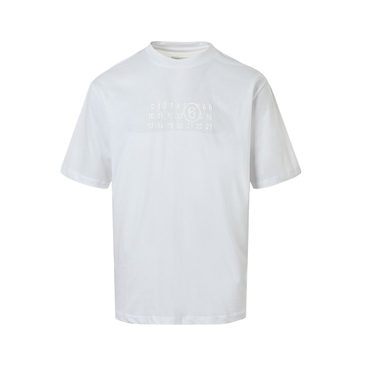 Maison Margiela/Margiela 26ss foam printed short sleeves
