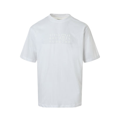 Maison Margiela/Margiela 26ss foam printed short sleeves