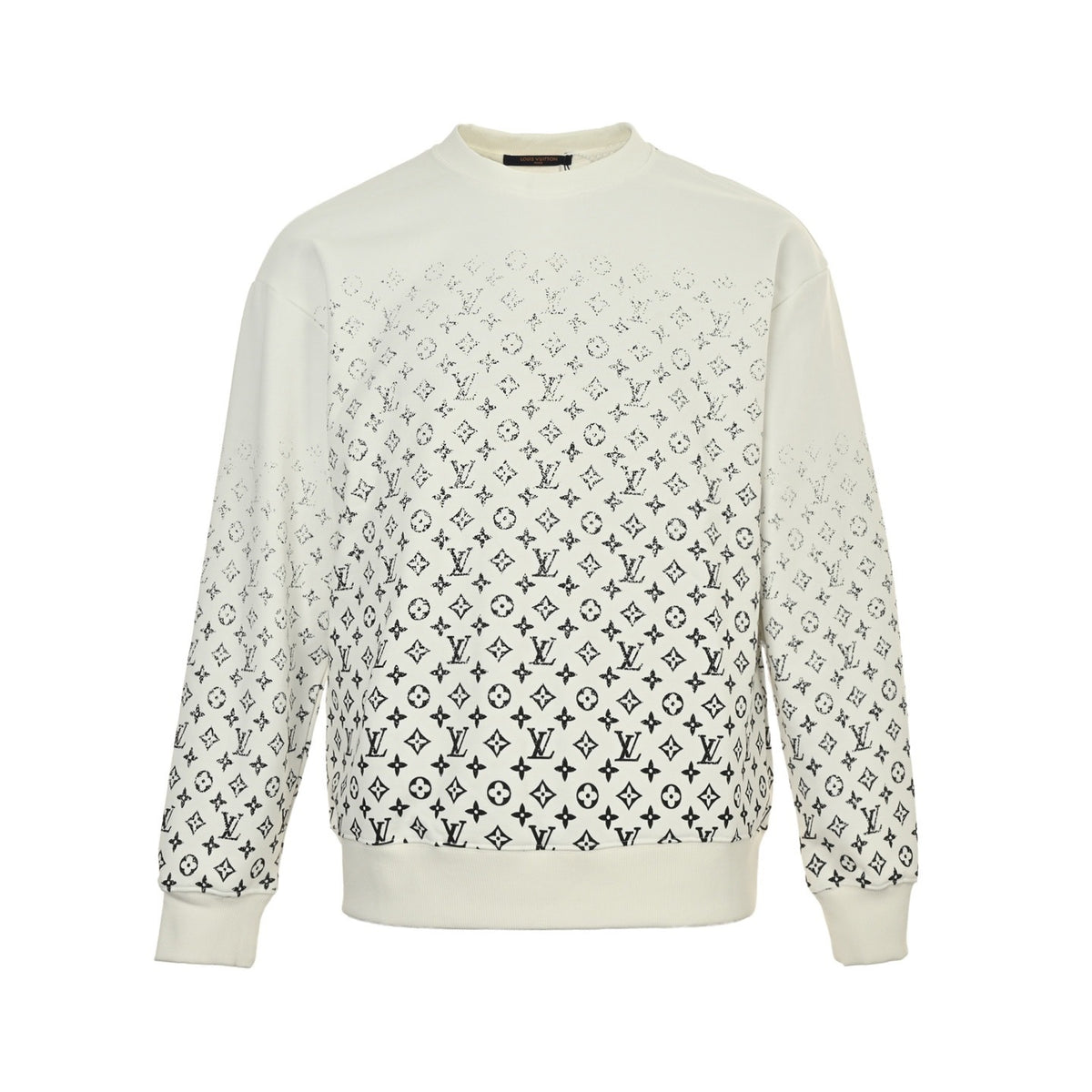 Louis Vuitton 25Fw presbyopic gradient print crew neck sweatshirt
