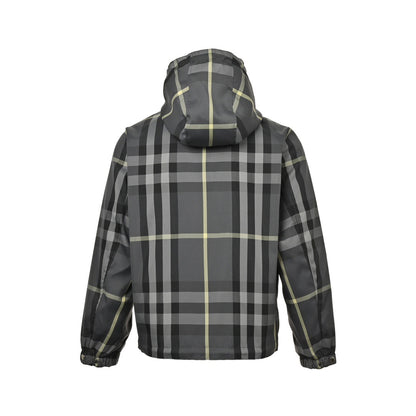 Burberry classic plaid reversible hooded jacket