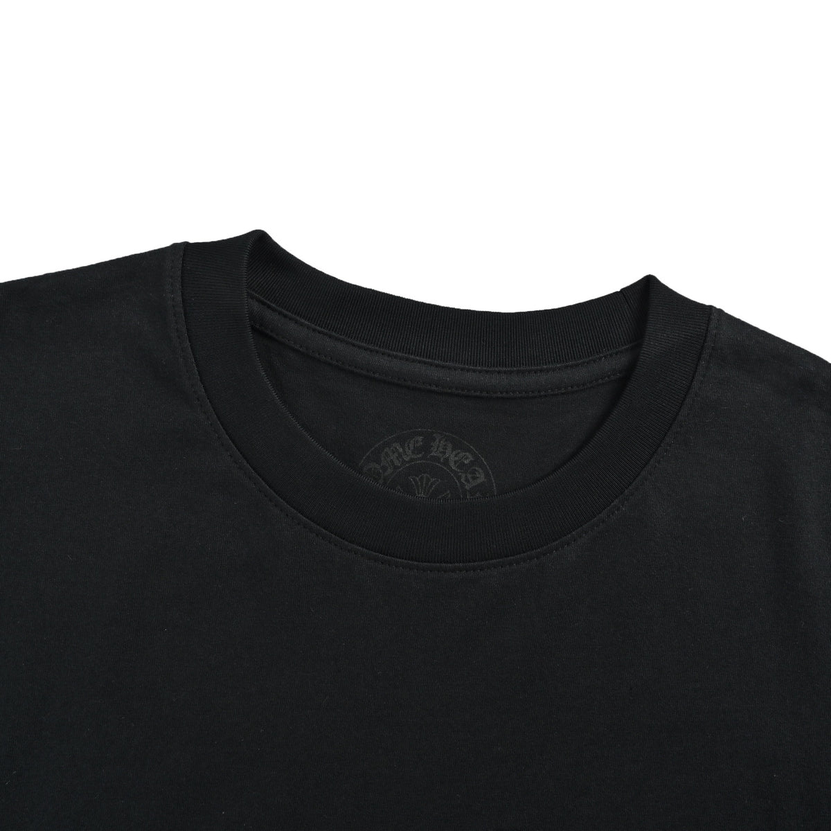 CHROME HEARTS/Chrome Heart Cross Flower Print Short Sleeve Black