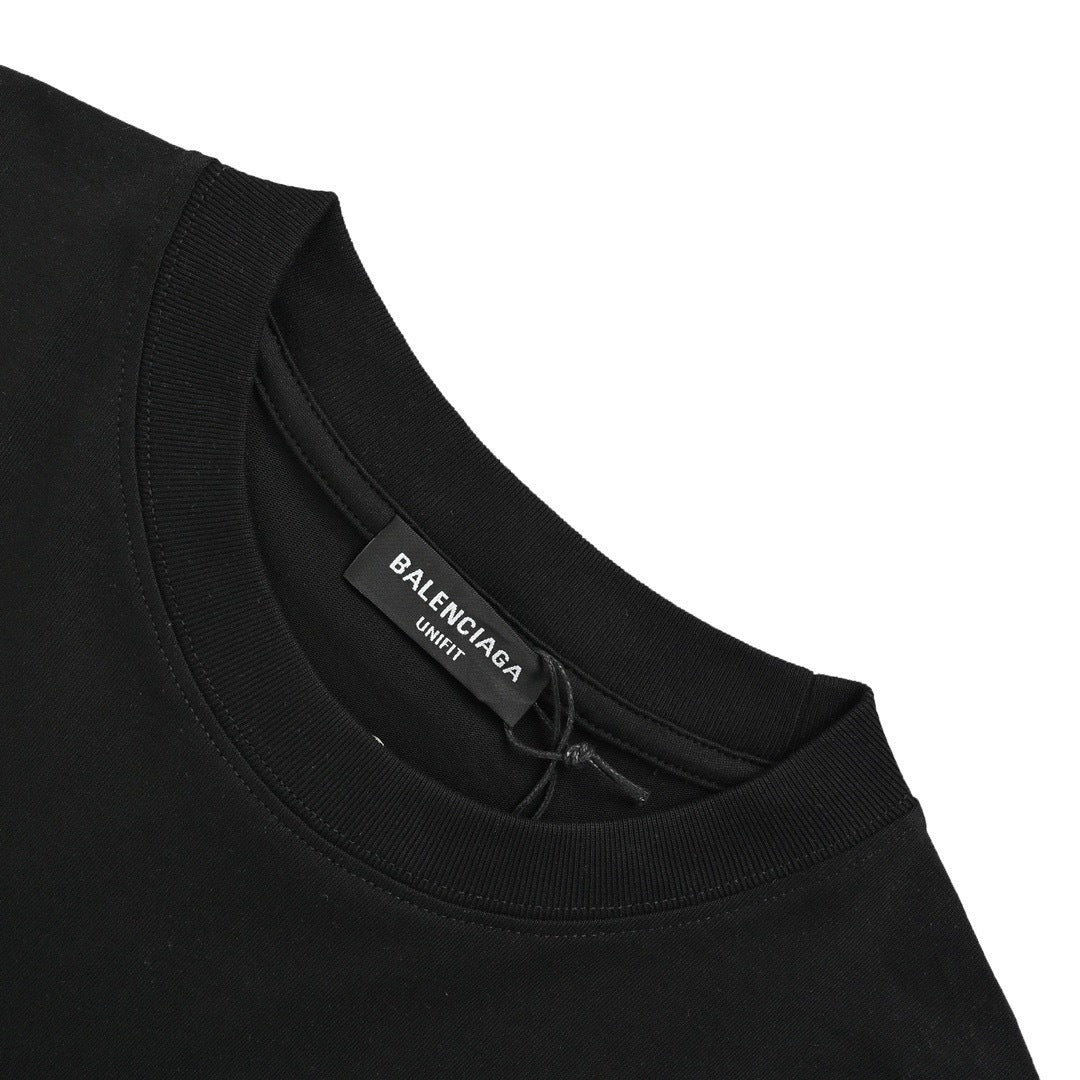 Balenciaga classic cola wave print short sleeves