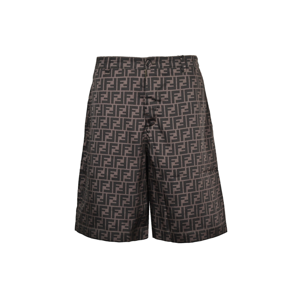 Fendi 25ss full FF jacquard dark pattern suit shorts