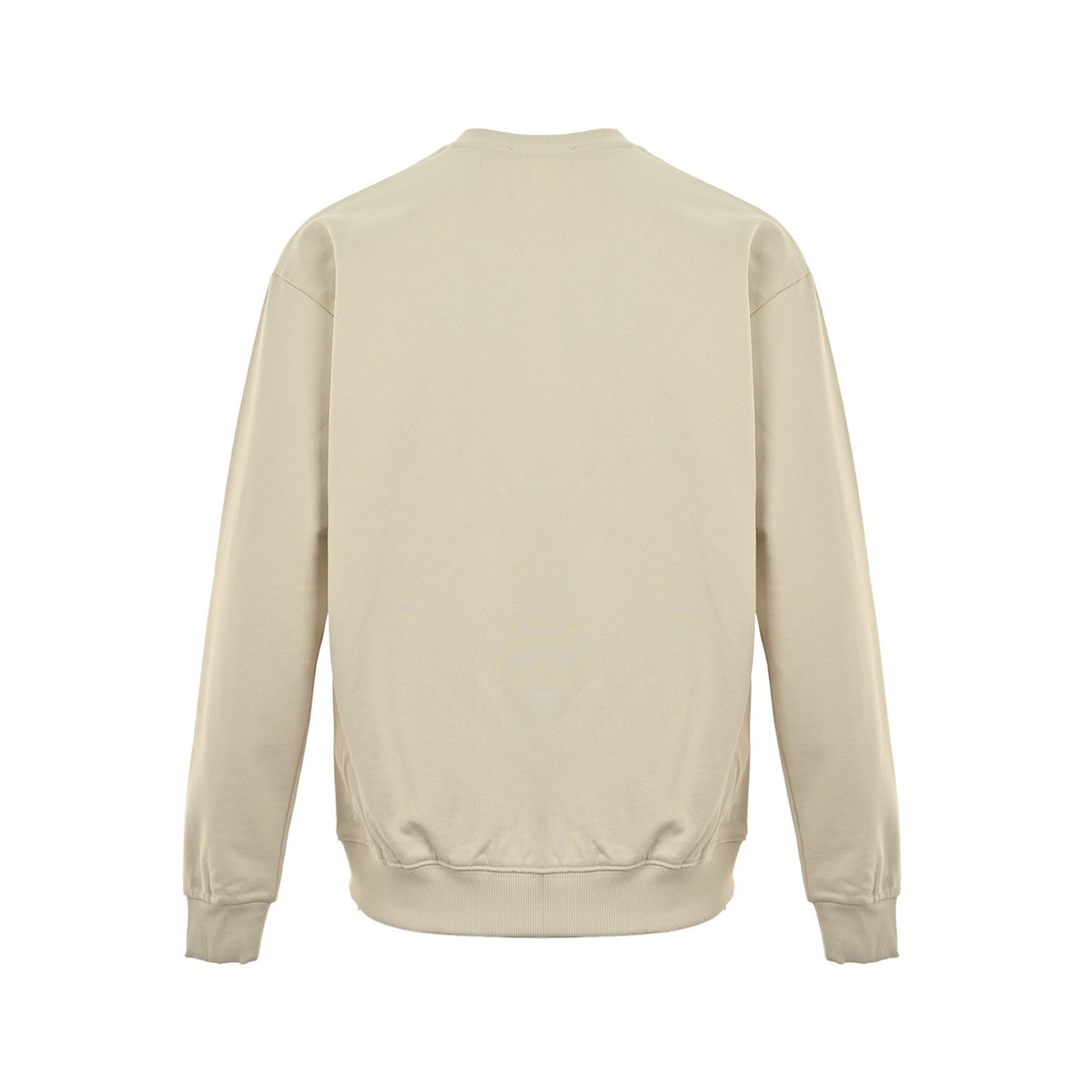 Louis Vuitton presbyopia leather logo patch round neck sweatshirt