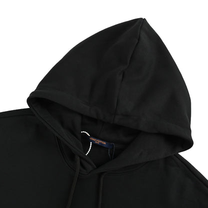 Louis Vuitton 25Fw pearl letter logo hooded sweatshirt