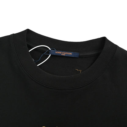 Louis Vuitton carriage slogan printed short sleeves