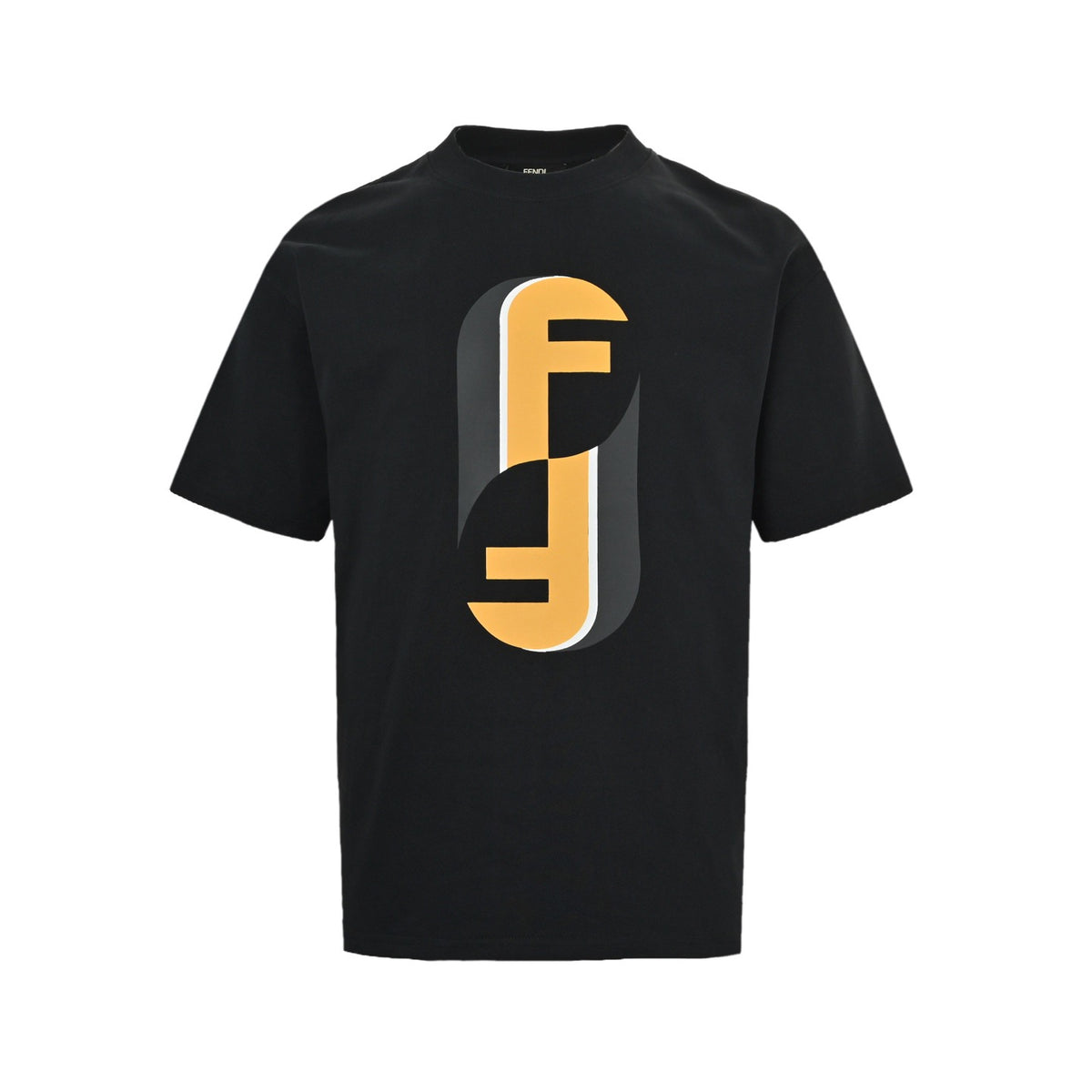 Fendi 26ss FF letter logo printed short sleeves