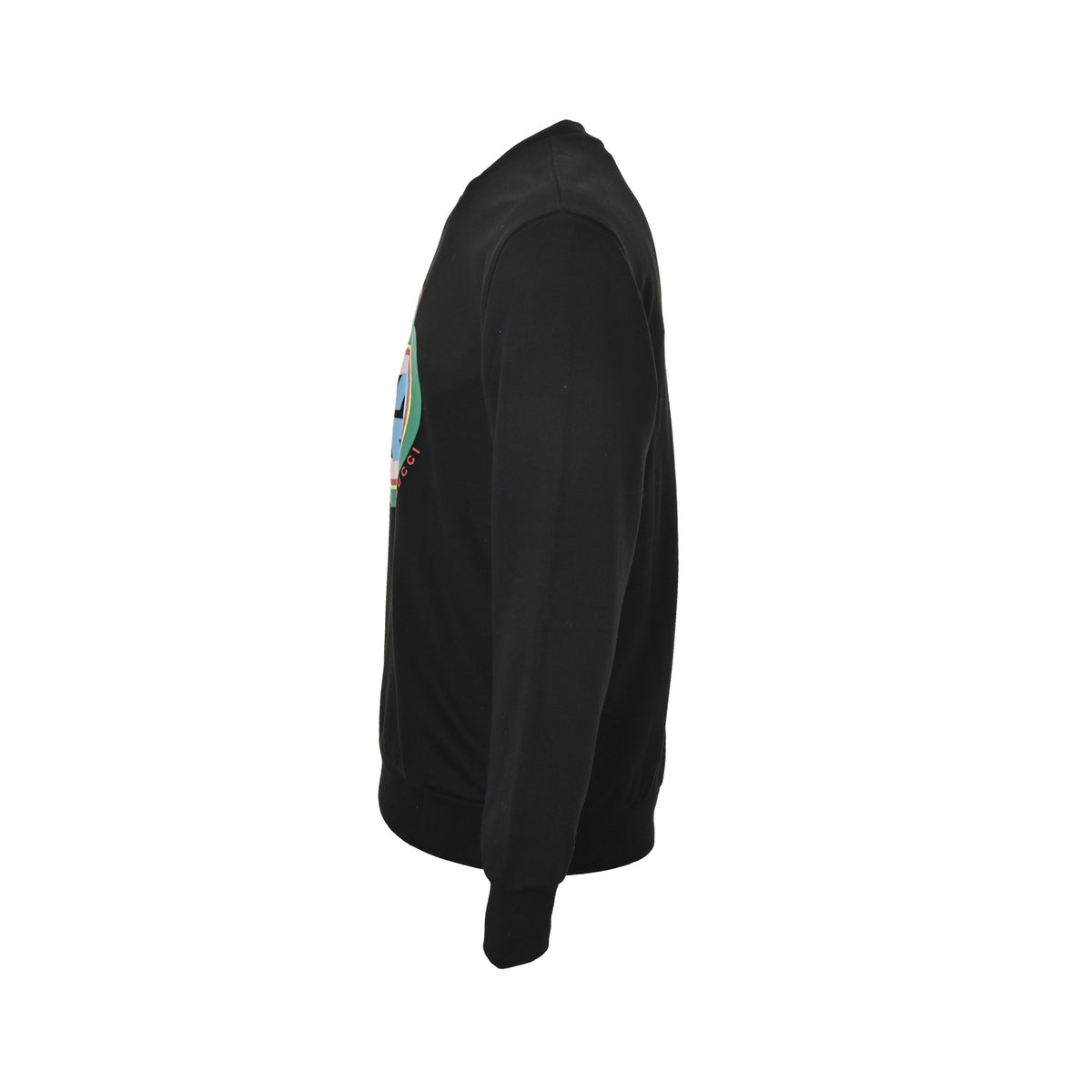 Gucci Double G Apple foam suede print sweatshirt