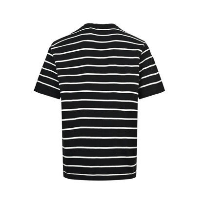 Ralph Lauren pony logo striped knitted short sleeves