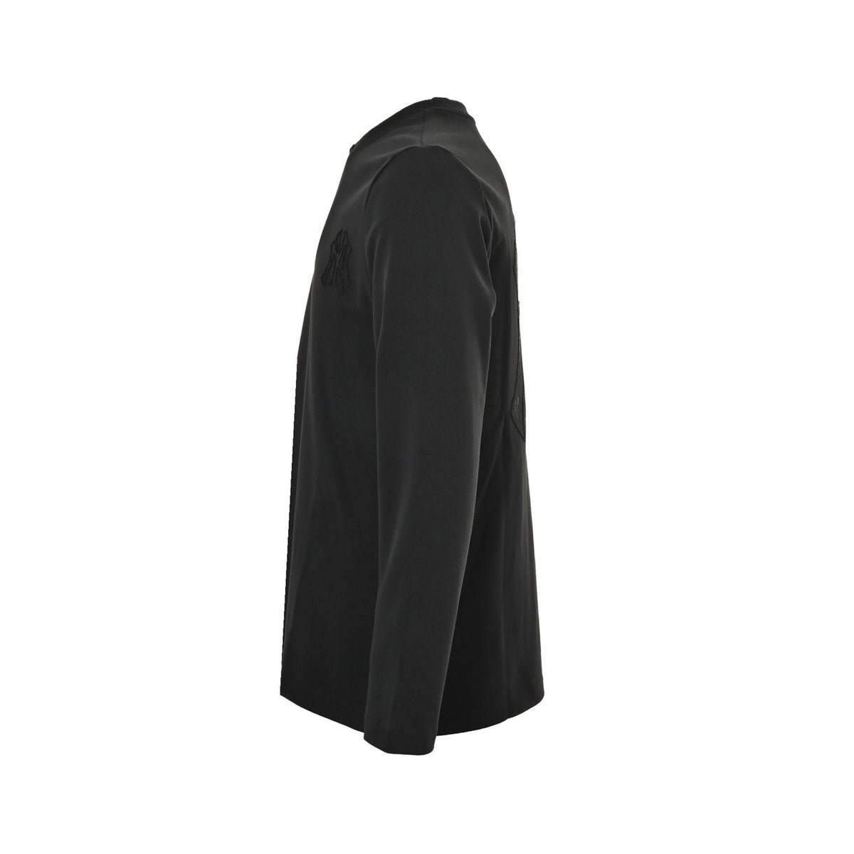 MLB 25Fw long-sleeved T-shirt with large logo embroidery on the back
