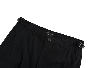 Balenciaga 25ss embroidered multi-pocket cargo trousers