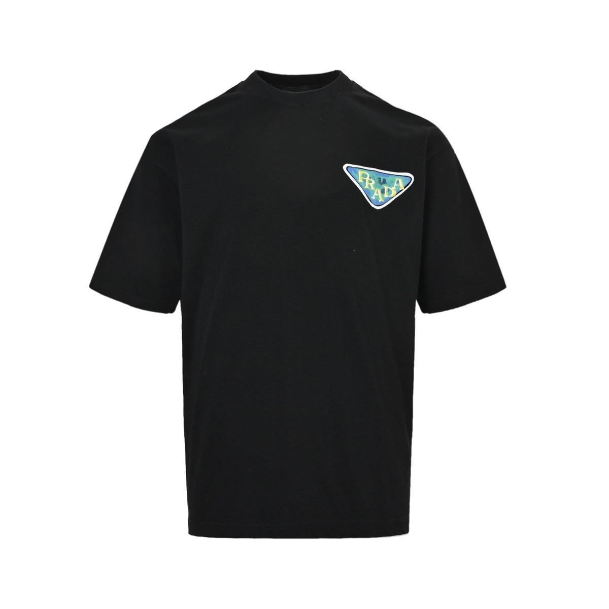 Prada 26ss graffiti print short sleeves