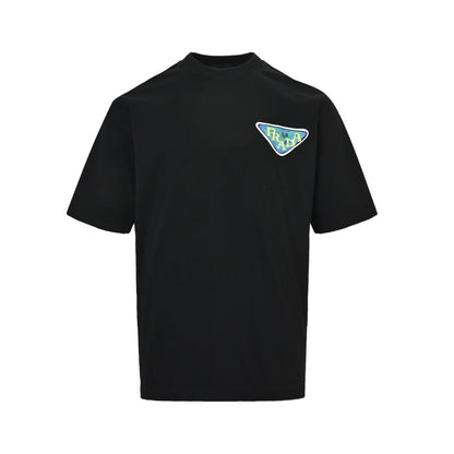 Prada 26ss graffiti print short sleeves