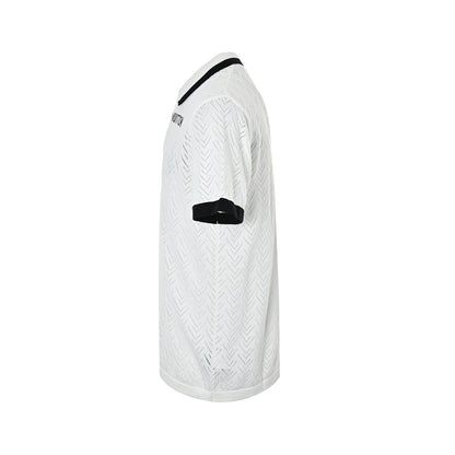 Louis Vuitton 26ss letter jacquard hollow knitted Polo short sleeves