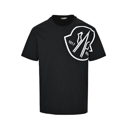 Moncler/Mask splash ink printed logo short sleeves