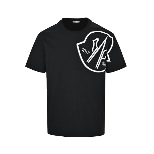 Moncler/Mask splash ink printed logo short sleeves