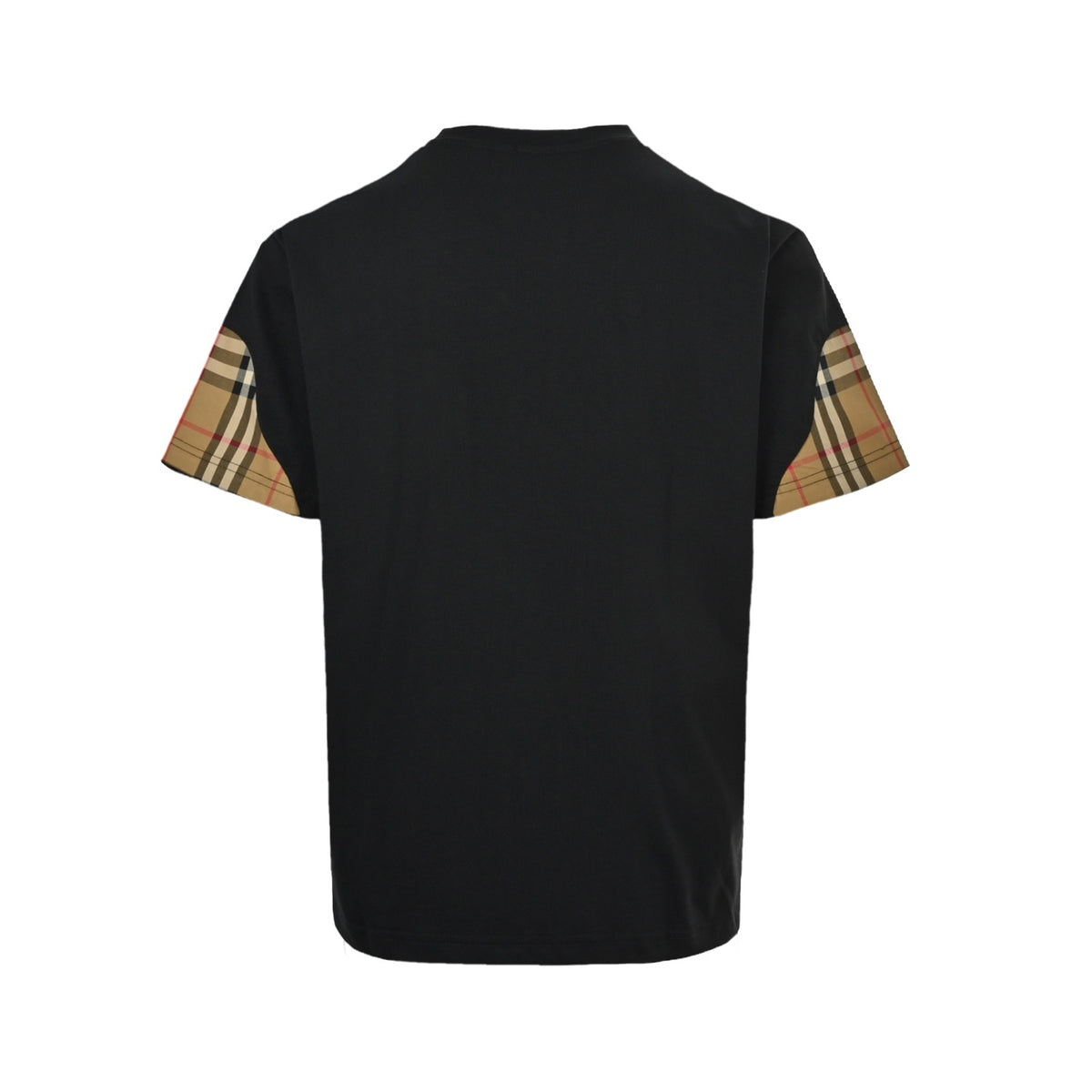 Burberry plaid splicing short sleeves