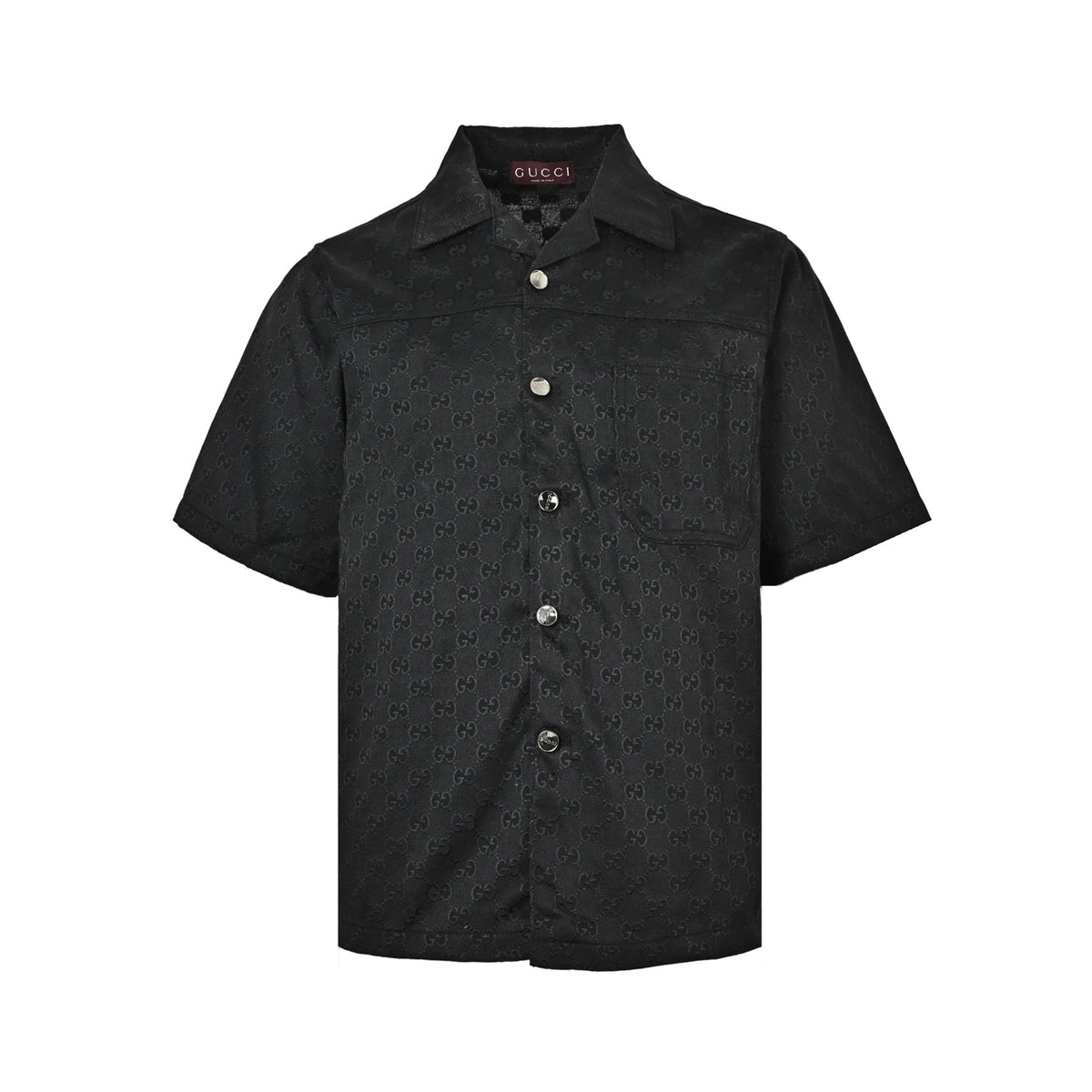 Gucci 26ss GG all-over jacquard suit short-sleeved shirt