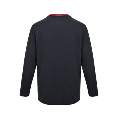 Miu Miu 26ss contrasting color stitching long-sleeved T-shirt