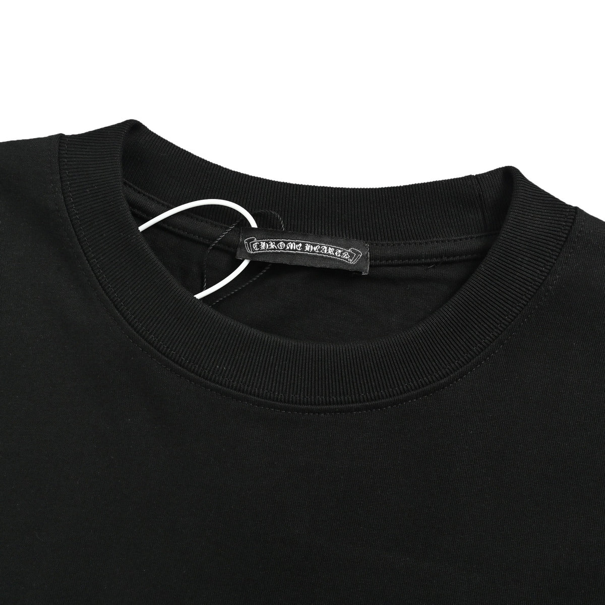 Chrome Hearts Leather Label Cross Hardware Short Sleeves