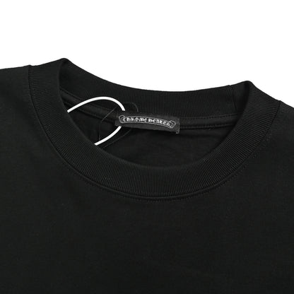 Chrome Hearts Leather Label Cross Hardware Short Sleeves