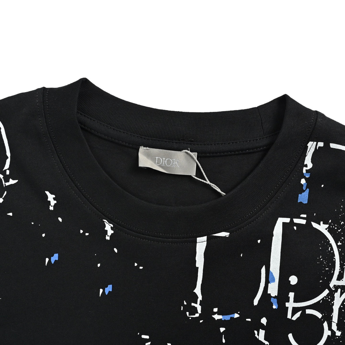 Dior inkjet gradient printed short sleeves