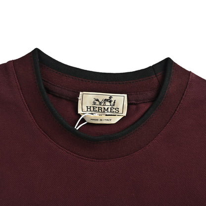 Hermes Paris Hermès short sleeves with pocket logo embroidery