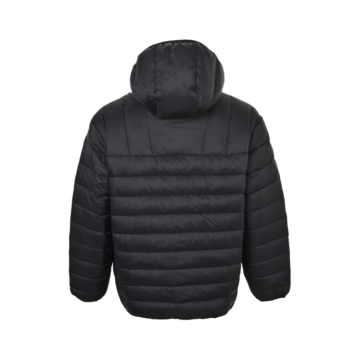 Supreme woven logo tag half-zip rib down jacket